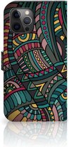 GSM Hoesje Apple iPhone 12 Pro Max Flip Case Aztec