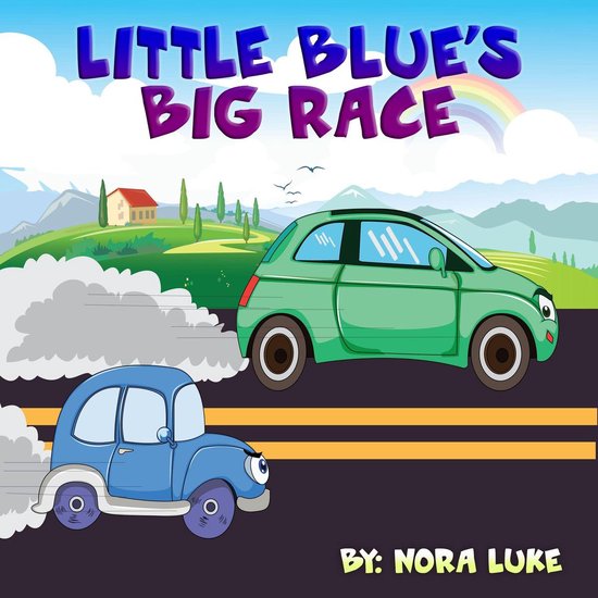 Little Blue car Big Race - cover