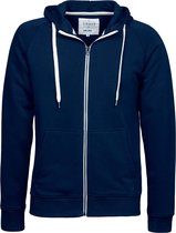 Tee Jays Heren Urban Zip Hoodie (Marineblauw)