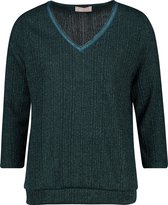 Cassis - Female - T-shirt in lurextricot  - Groen