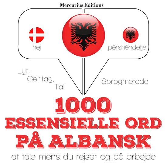 1000 essentielle ord på albansk - cover