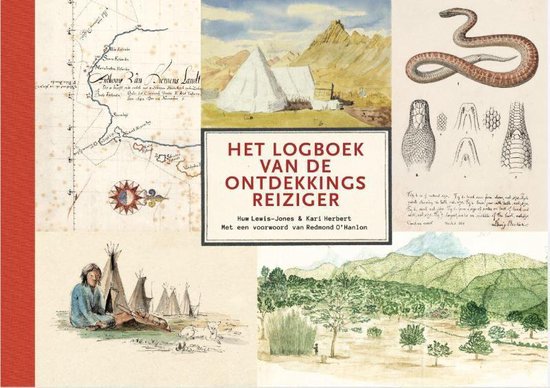 Boek cover Het logboek van de ontdekkingsreiziger van Huw Lewis-Jones (Hardcover)