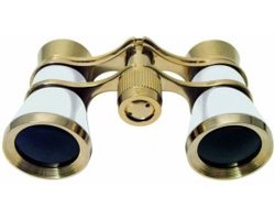 Braun Photo Technik Verrekijker Opera 3x25 Goud/ Pearl Wit