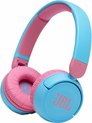 foto van JBL JR310BT Kids - Blauw/Roze - Draadloze On-Ear Koptelefoon