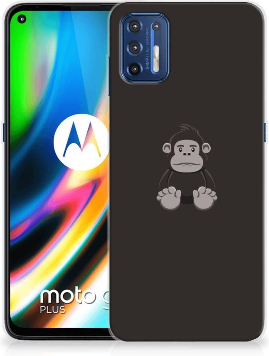 Motorola Moto G9 Plus Telefoonhoesje met Naam Gorilla