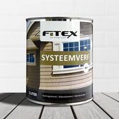 Fitex Systeemverf 1 liter op kleur