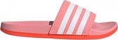 adidas adilette Comfort Slipper - Dames/kinderen - roze/wit - maat: 37 -