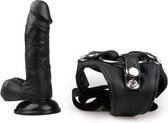 Realistische dildo met strap-on harnas - Ook voor anaal gebruik