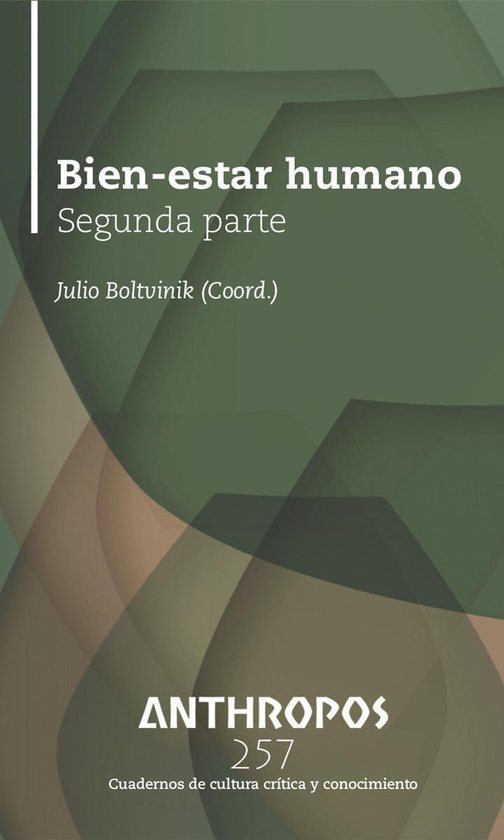 Revista Anthropos 257 - Bien-estar humano: Segunda parte - cover