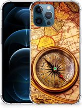 Telefoon Hoesje iPhone 12 | 12 Pro Hoesje met transparante rand Kompas