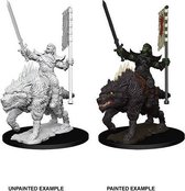 Pathfinder Battles: Deep Cuts - Orc on Dire Wolf