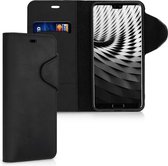 kalibri telefoonhoesje voor Huawei P20 Pro - Hoesje met pasjeshouder en standaard - zwart - Wallet case