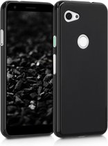 kwmobile telefoonhoesje voor Google Pixel 3a - Hoesje voor smartphone - Back cover in mat zwart