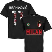 AC Milan Ibrahimovic 11 Gallery Team T-Shirt - Zwart - XL