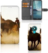 GSM Hoesje Nokia 3.4 Bookcase Cowboy