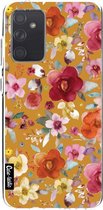 Casetastic Samsung Galaxy A72 (2021) 5G / Galaxy A72 (2021) 4G Hoesje - Softcover Hoesje met Design - Flowers Mustard Print