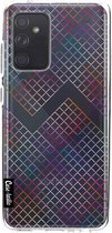 Casetastic Samsung Galaxy A52 (2021) 5G / Galaxy A52 (2021) 4G Hoesje - Softcover Hoesje met Design - Rainbow Squares Print
