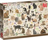Jumbo Premium Collection Puzzel Franciens Katten - Legpuzzel - 1000 stukjes