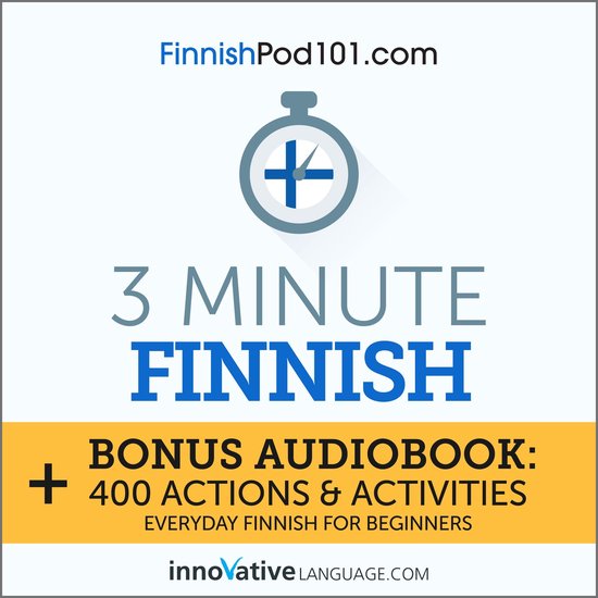 3-Minute Finnish - cover