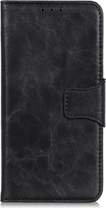 Shop4 - LG K52 Hoesje - Wallet Case Cabello Zwart