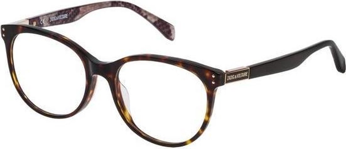 Ladies' Spectacle frame Zadig & Voltaire VZV123530743 Brown Yellow