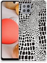 Beschermhoesje Geschikt voor Samsung Galaxy A42 Smartphone hoesje Slangenprint