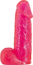 So Real Dong with Balls - 15cm - Red - Realistic Dildos - red - Discreet verpakt en bezorgd