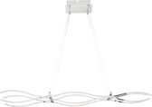 LED Hanglamp - Hangverlichting - Primon - 45W - Natuurlijk Wit 4000K - Mat Chroom - Aluminium - BES LED