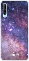 6F hoesje - geschikt voor Honor 9X Pro -  Transparant TPU Case - Galaxy Stars #ffffff