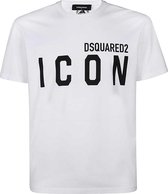 Dsquared2 - Heren Tee SS Icon Tee - Wit - Maat S