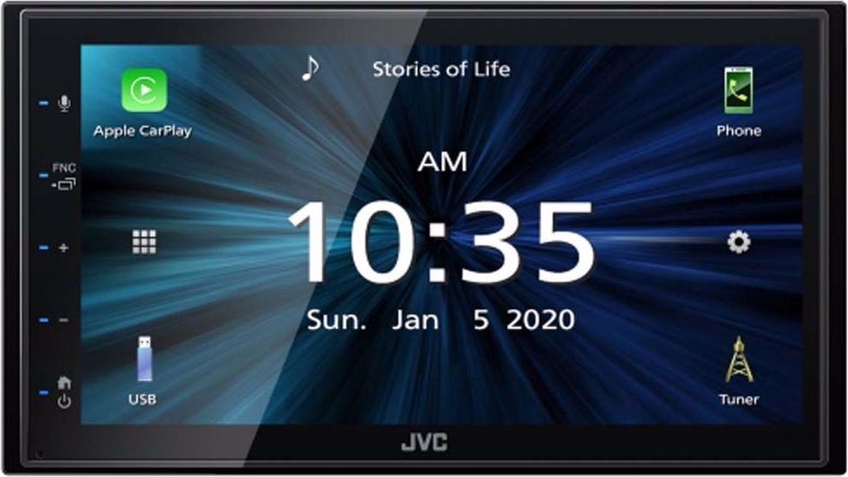 JVC KW-M560BT - Multimedia autoradio met Carplay & Android Auto (2-DIN) – foto 6