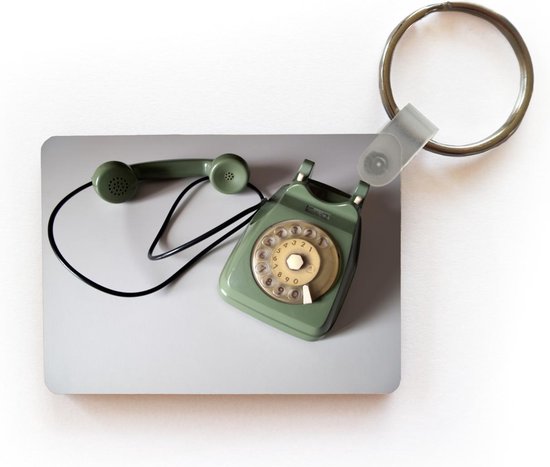 Porte-clés années 60-60 porte-clés téléphone plastique - porte-clés  rectangulaire avec... | bol