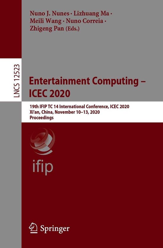 Springer Nature Proceedings Computer Science - Entertainment ... - cover