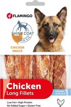 Flamingo hondensnack Chick'n snack shiny coat 85g. Let op: 1 zakje van 85 gram!