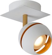 Lucide BINARI Plafondspot - LED - 1x5W 2700K - Wit