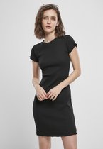 Urban Classics Korte jurk -XS- Rib Tee Zwart