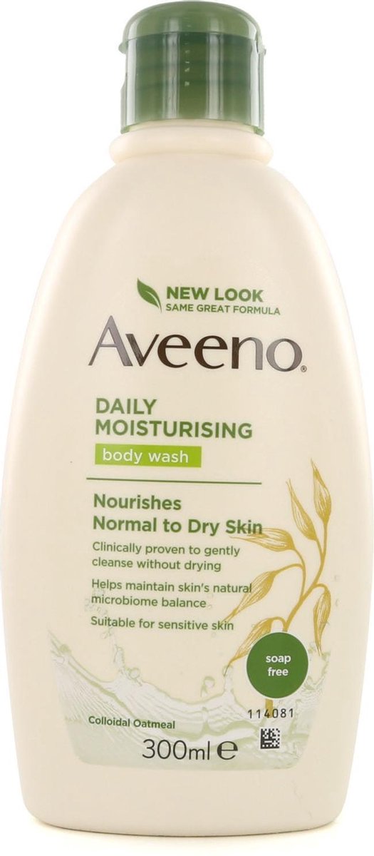 Aveeno Daily Moisturising Body Wash - 300 ml (voor normale tot droge huid)