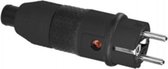 ABL Sursum Ultra Pro stekker met randaarde IP44 zwart