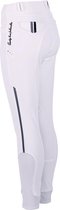Qhp Rijbroek  Coco Siliconen - White-black - 36