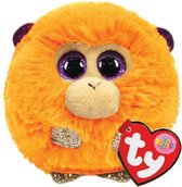 Ty - Knuffel - Teeny Puffies - Coconut Monkey - 10cm