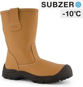 Dapro Elements 4 S3 C SubZero®  Bont gevoerde winter Veiligheidslaarzen - Maat 44 - Licht bruin - Stalen neus antiperforatie stalen tussenzool - Veiligheidslaars/Werklaarzen gevoerd/Werklaars