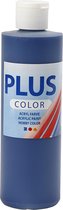 Plus Color Acrylverf, marineblauw, 250 ml/ 1 fles
