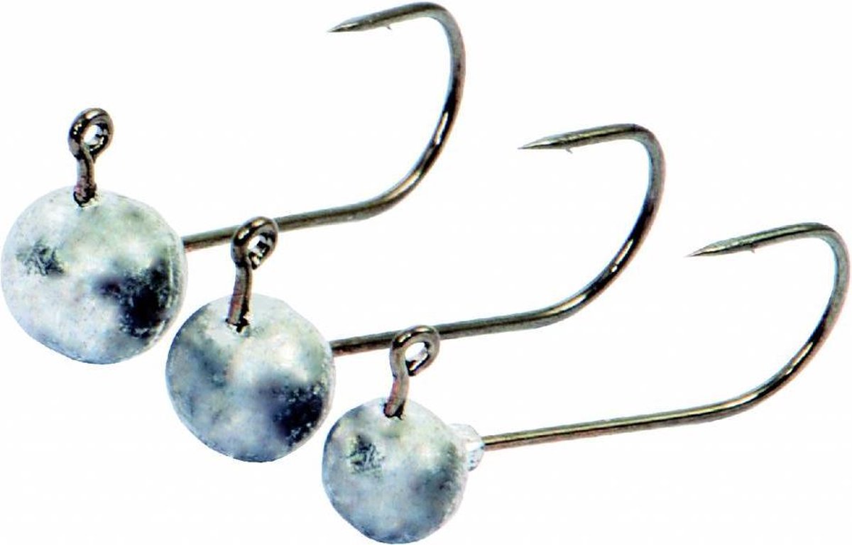 Predox Micro Jig Heads - ronde loodkoppen met scherpe haak voor finesse en ultralight roofvistechnieken 1GR / Haakmaat 6