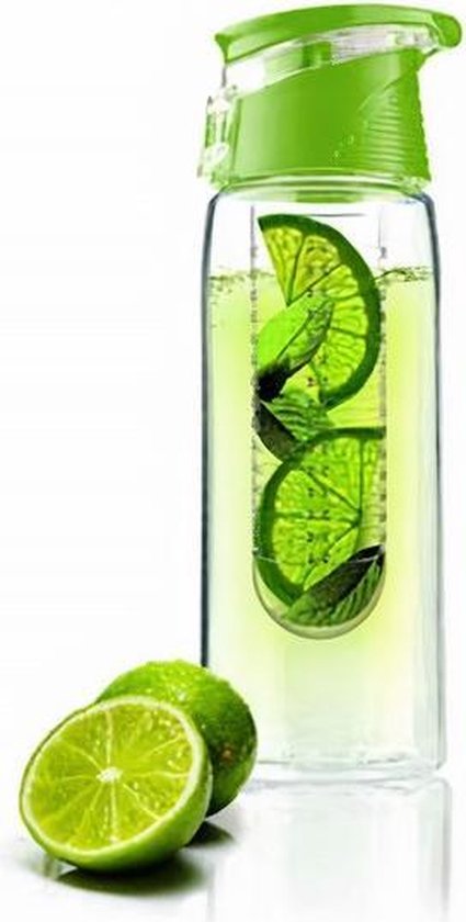Foto: Asobu waterfles flavour it 2 go incl fruitfilter 600 ml lime