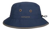 Hatland - UV Bucket hoed voor heren - Sal - anti-muggen - Leisteenblauw - maat S/M (56CM)