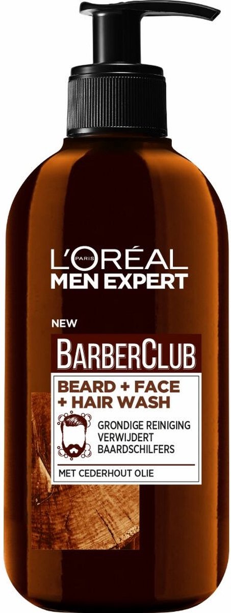 L’Oréal Paris Men Expert BarberClub beard 3 x 200 ml - Voordeelverpakking