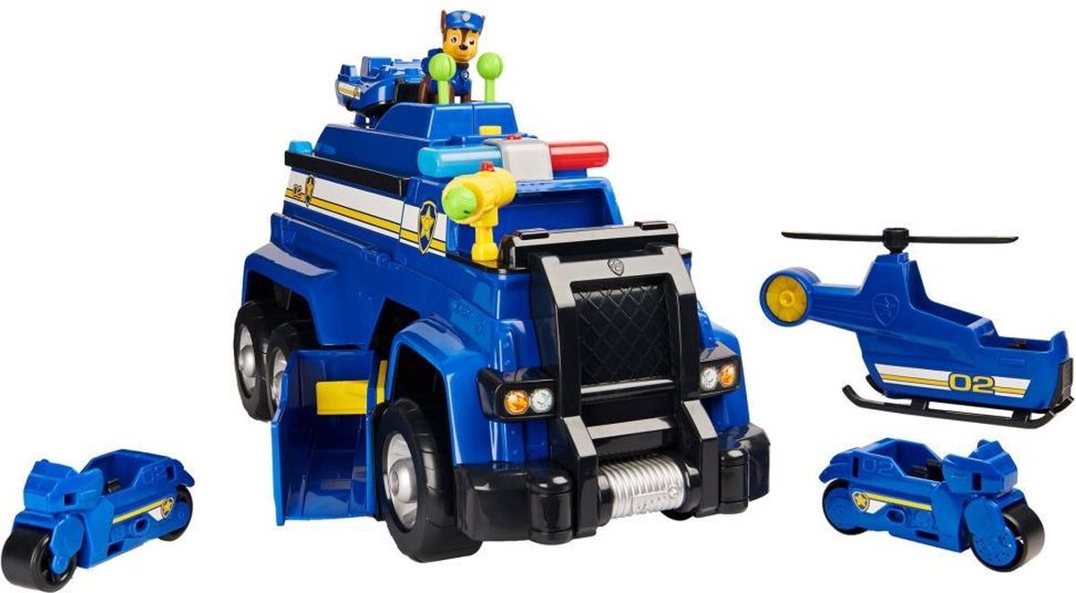 PAW Patrol Ultimate Police Cruiser - Inclusief chase speelfiguur - Met zwaailichten en geluiden