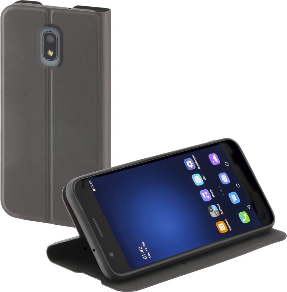 Hama Booklet Single2.0 Voor LG K30 Antraciet