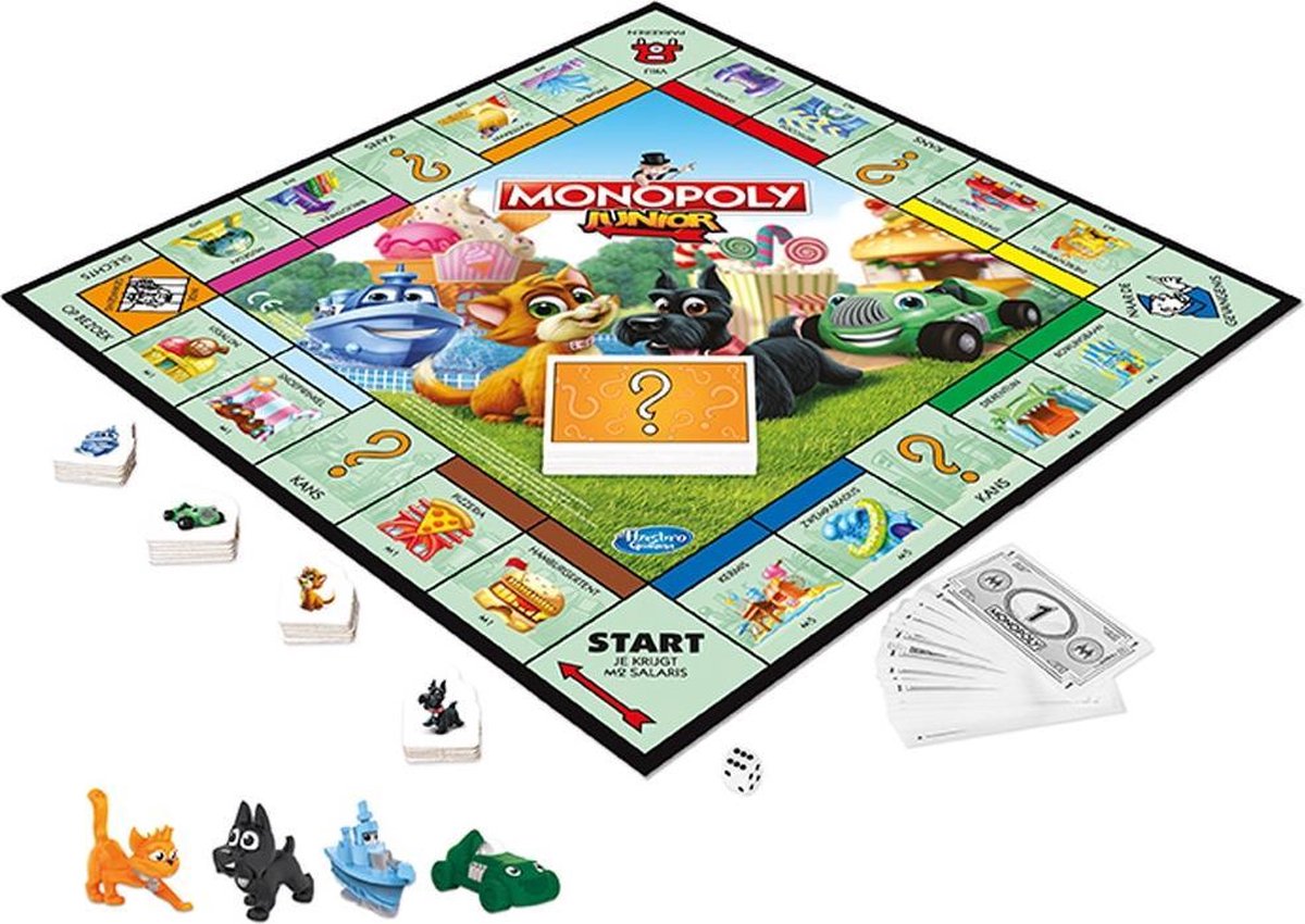 het beleid grot Sijpelen Monopoly Junior - Bordspel | Games | bol.com