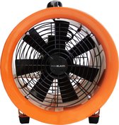 MAXBLAST 550 W 110V Professionele Ventilator + 12 meter opvouwbare slang - Ø 300 mm - 550 W - afzuiger stofafzuiging